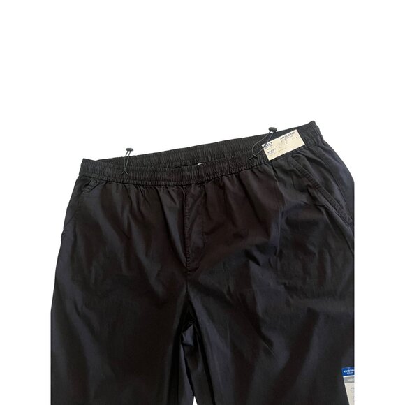 Arizona Mens 4XLT Black Baggy Flex Tapered Leg Pants With Elastic Waist - Picture 3 of 4